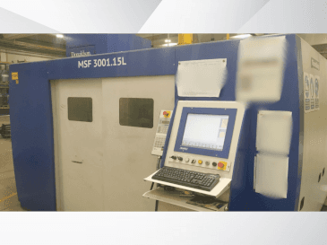 Front view of MicroStep Fiber MSF 3001.15L  machine