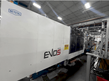 Front view of Netstal EVOS 5500-2900 Speed  machine