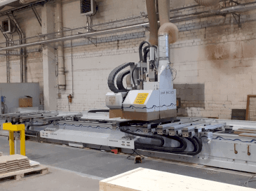 Front view of Weeke Profi BHC 600  machine
