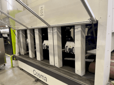 Front view of COSMA 1300 2B V10D1B+C  machine