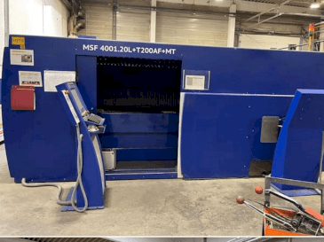 Front view of MicroStep Fiber MSF 4001.20L  machine