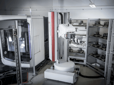 Front view of DMG MORI DMU 60 EVO  machine