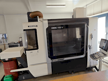 Front view of DMG MORI DMC 1150 V  machine