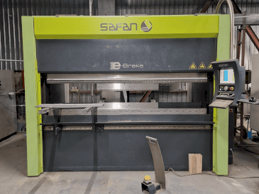 Front view of Safan E-Brake 80-2550-Ts3 Cnc  machine