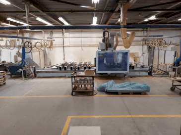 Front view of HOMAG WEEKE Profi BMG 611/60/15/F/AP  machine