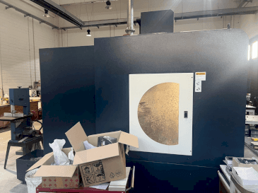 Front view of Johnford Dart VMC 1000A HI TECH  machine