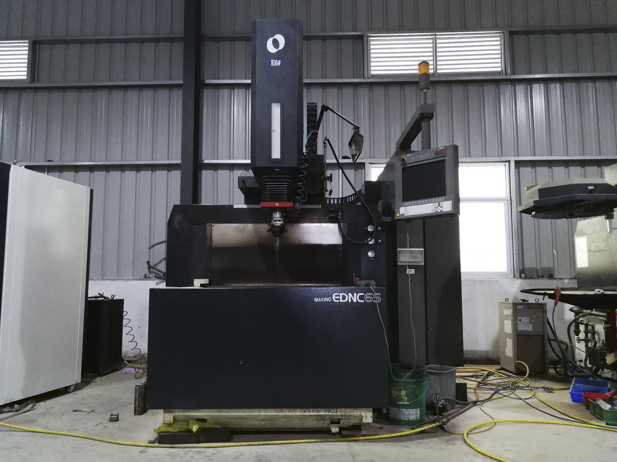 Front view of Makino EDNC65 Machine