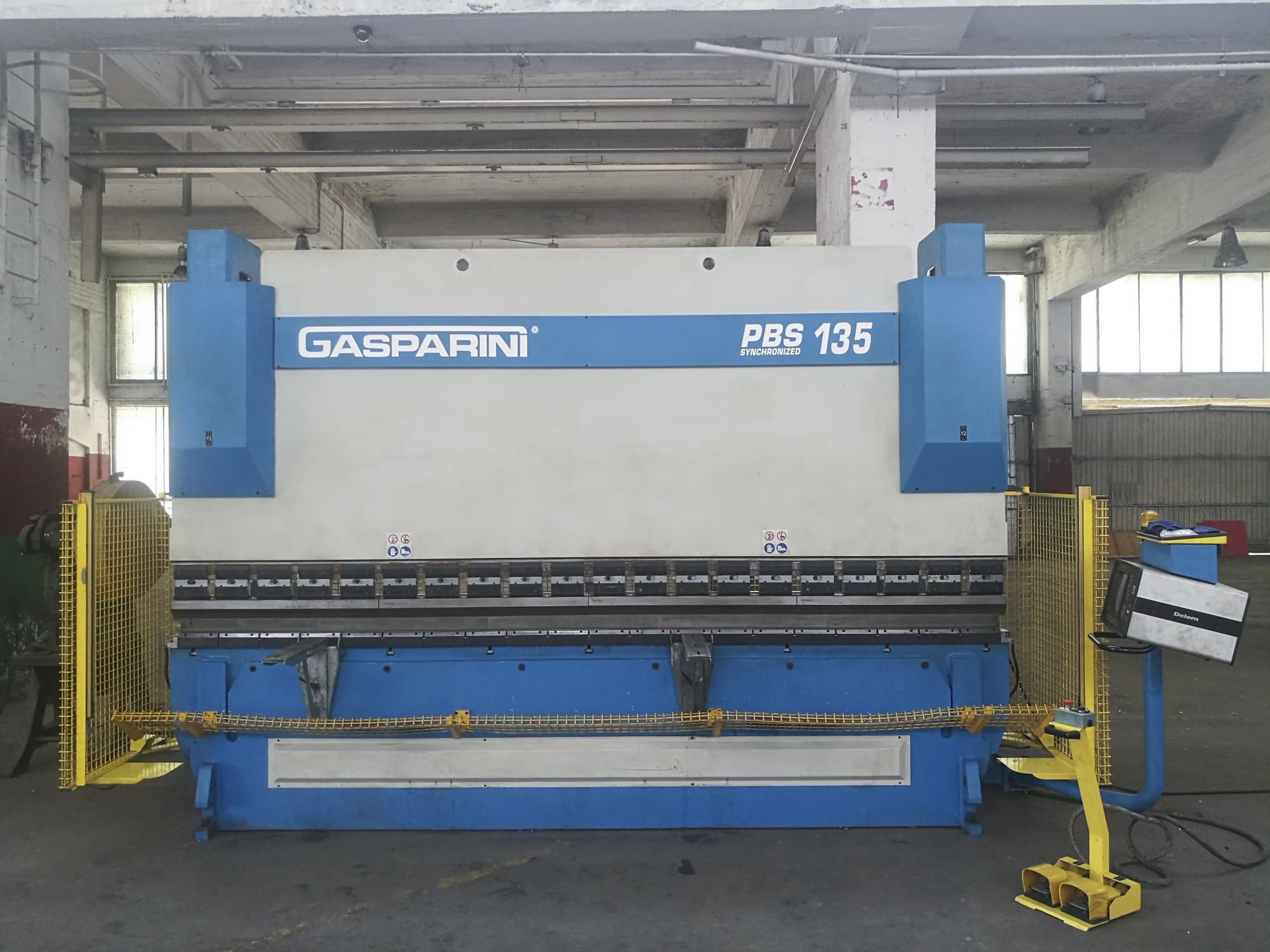 Front view of Gasparini PBS 135/4000 Machine