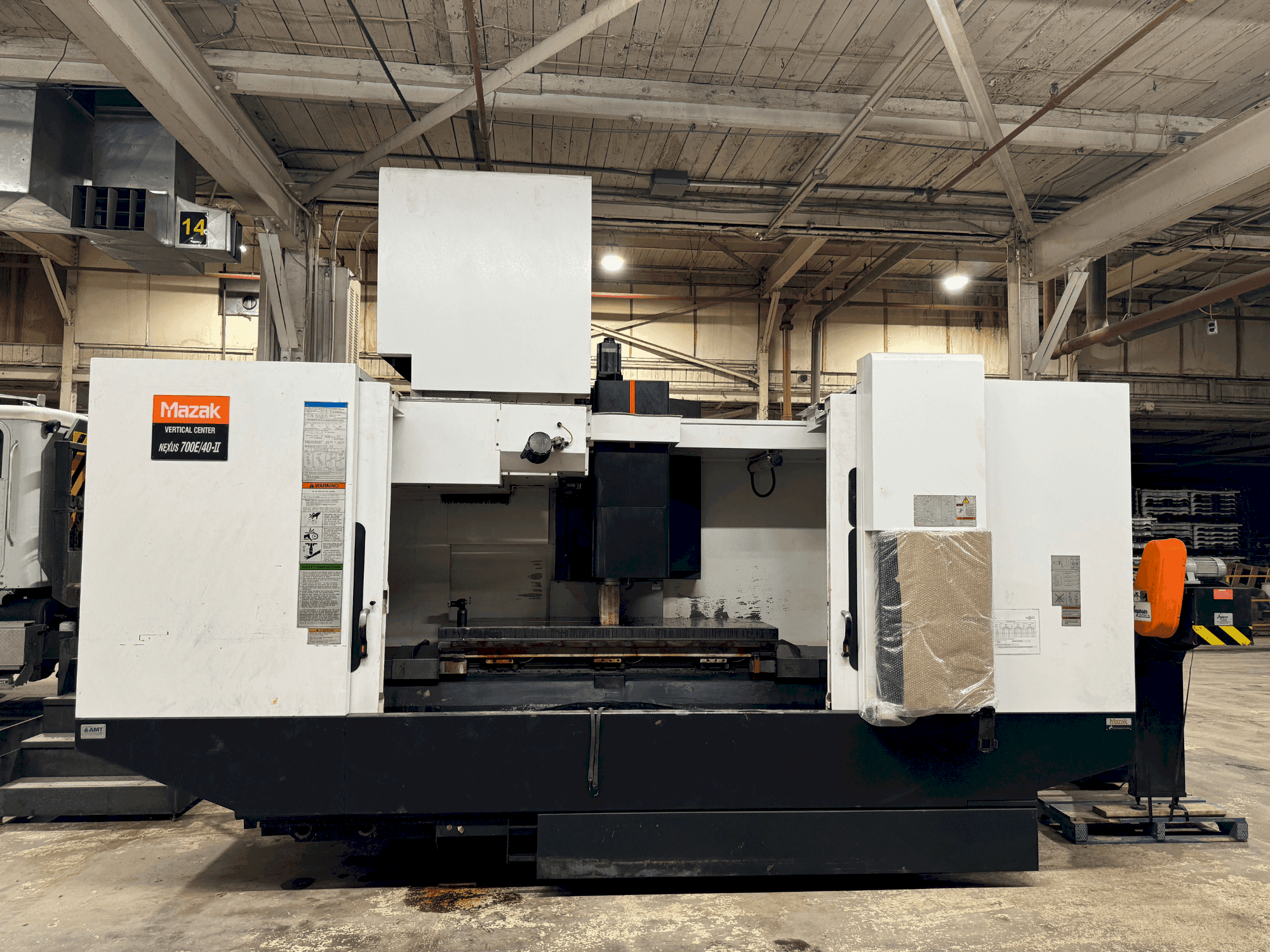 Front view of Mazak VCN 700E/40-II machine