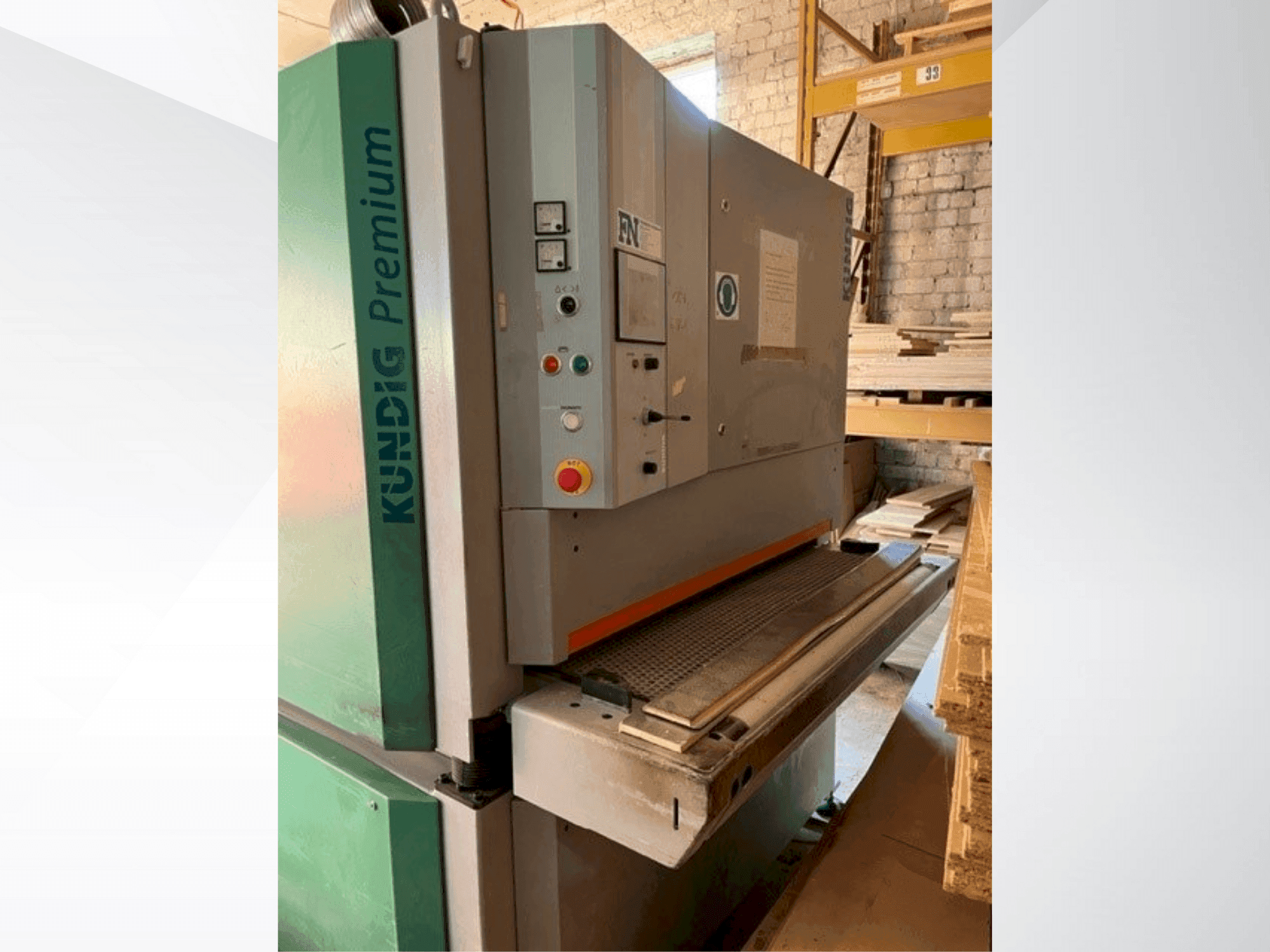 Front view of Kundig Premium-2 1100-RE machine