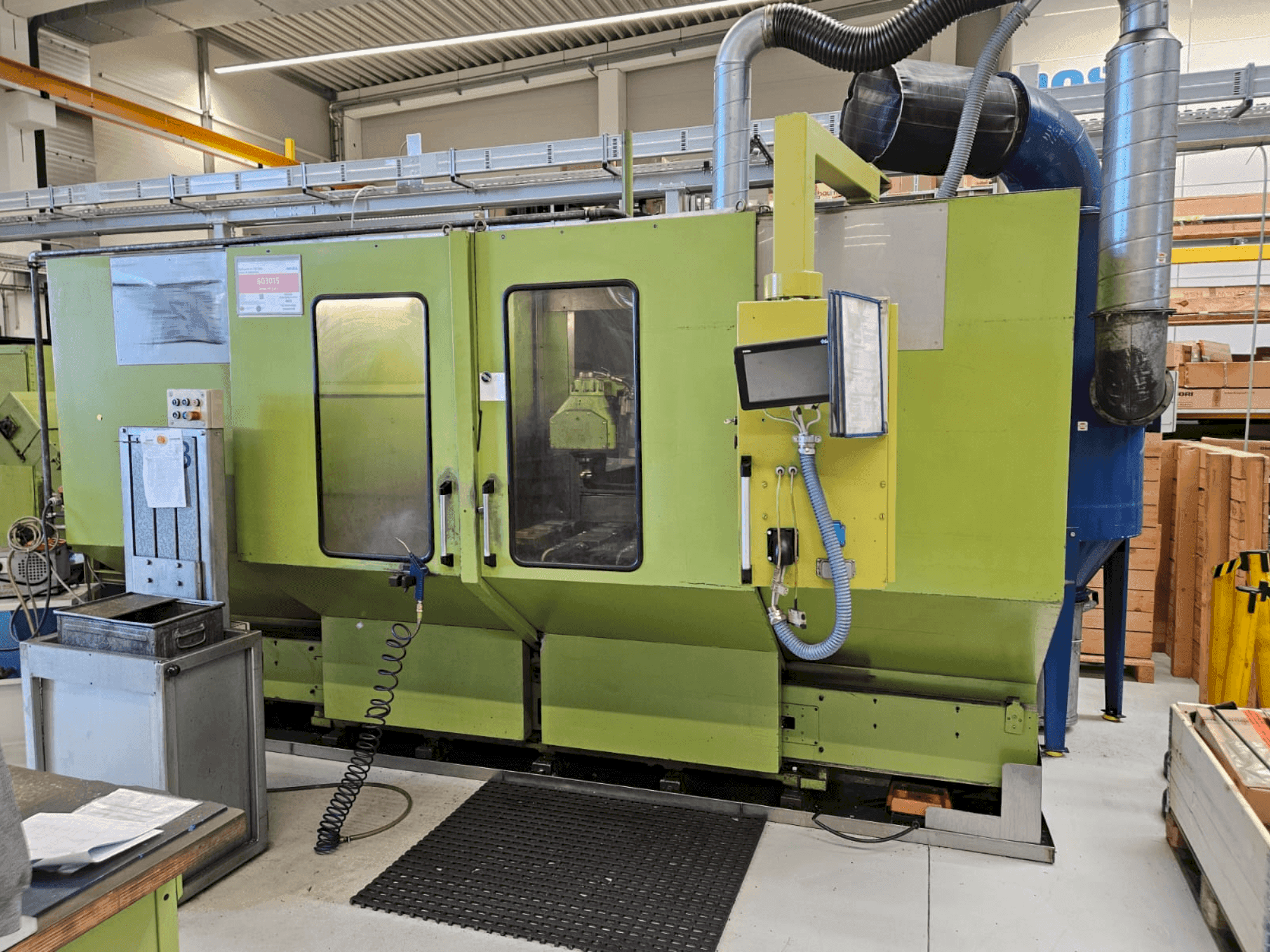 Front view of HELLER PFU2 machine