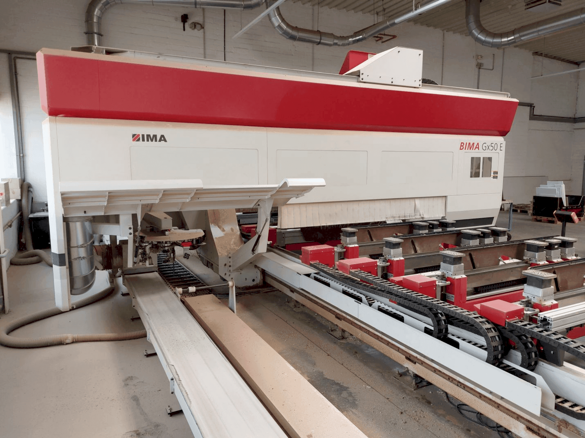 Front view of IMA BIMA Gx50 E 160/630 CNC Processing Center machine