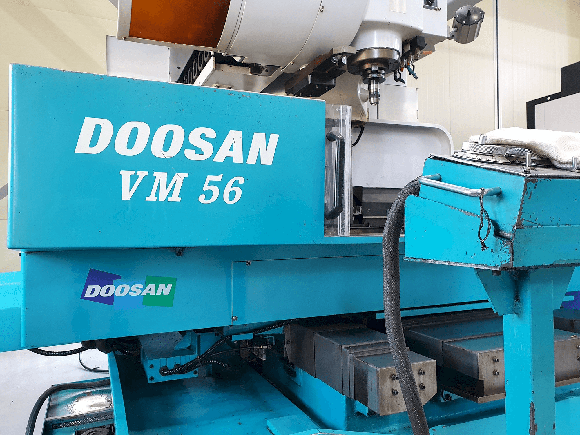 Front view of Doosan VM56 machine
