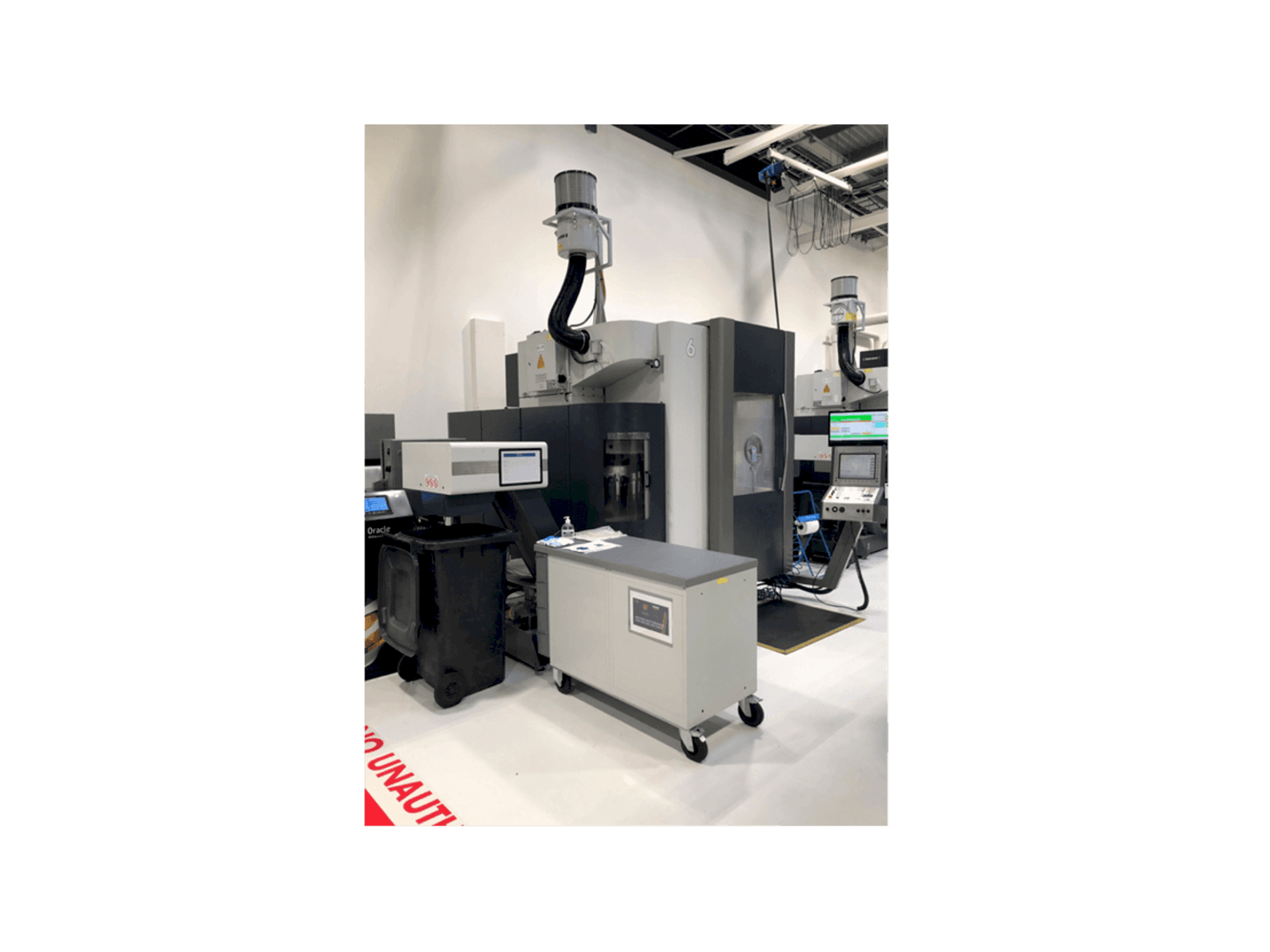 Front view of DECKEL MAHO DMU 50 linear machine