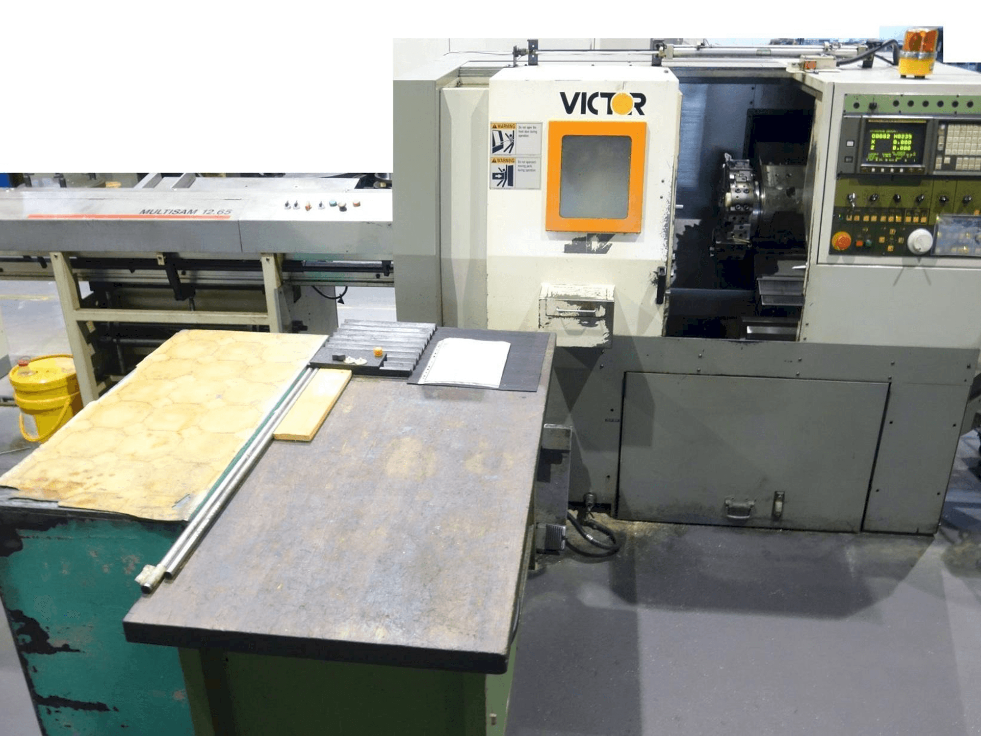 Front view of Victor V Turn plus 15 (1996) machine