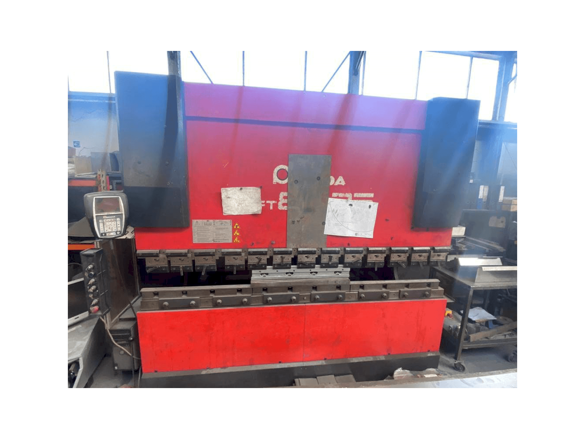 Front view of AMADA HFT 80 25 machine