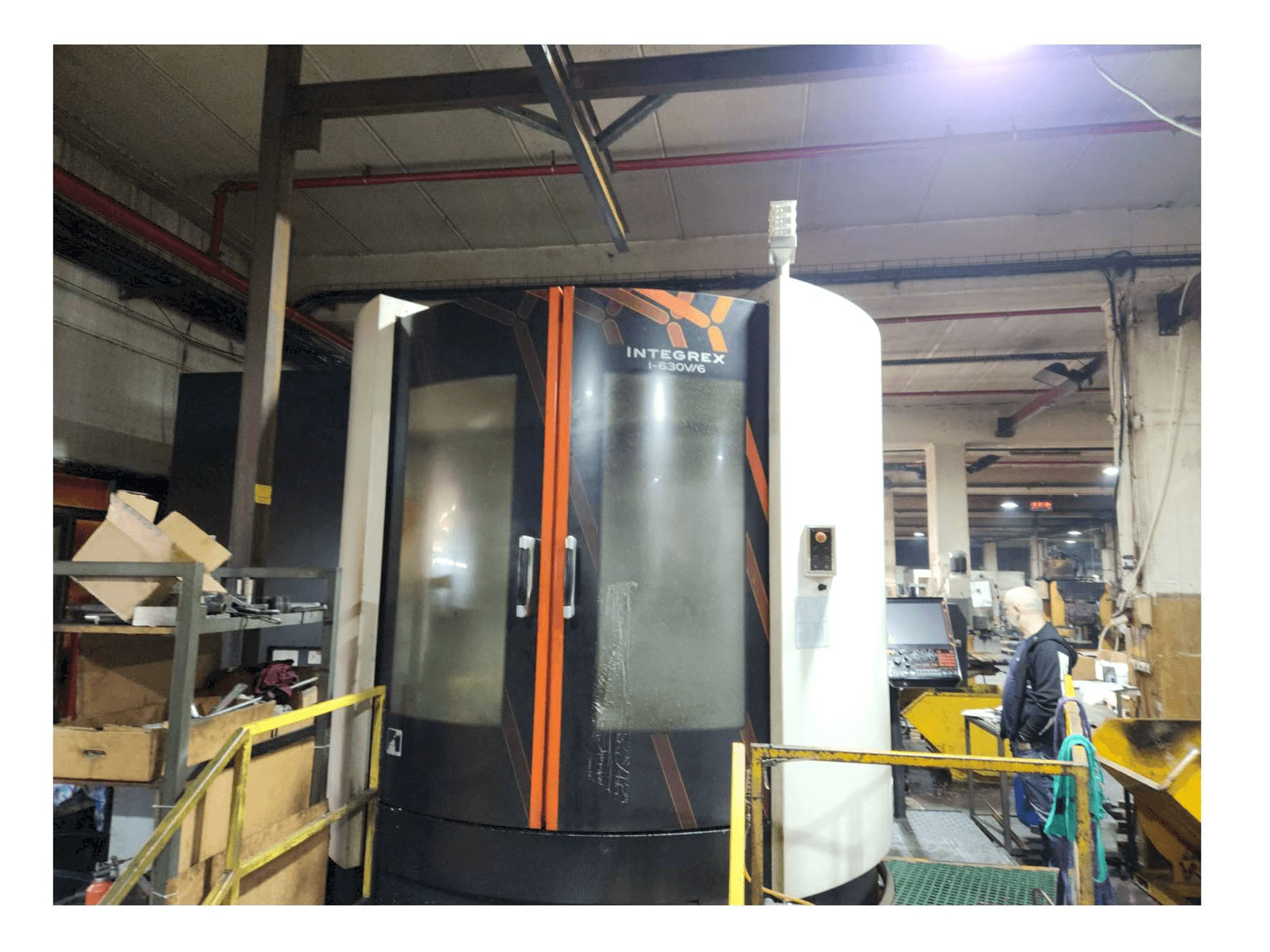 Front view of Mazak INTEGREX i-630V/6 machine